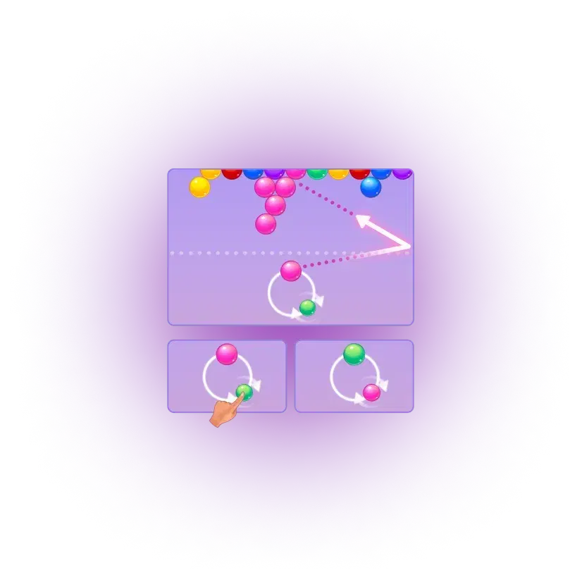 Mobile phone showing the money balance screen from Bubble Cash game