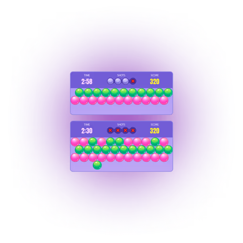 Mobile phone showing the money balance screen from Bubble Cash game