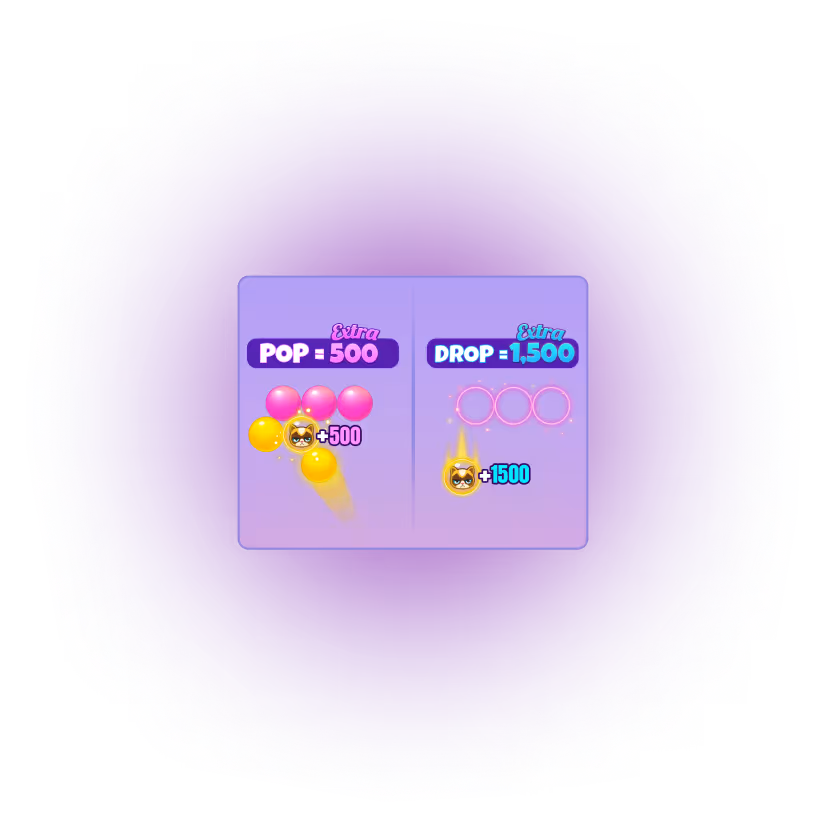 Mobile phone showing the money balance screen from Bubble Cash game