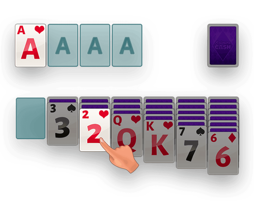 Mobile phone showing the money balance screen from Solitaire Cash game